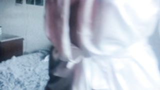 ranu.delisyd - white robe tease