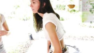 Artemisfit with a friend, 11-04-2020. Wet shirts.