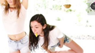 Artemisfit with a friend, 11-04-2020. Wet shirts.