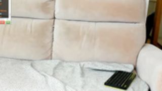 Coy_Amina licking dildo with hairbra 2 on Day 121