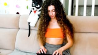 Coy_Amina removing thong on Day 122