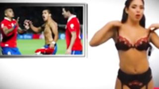 Presentadora venezolana en topless