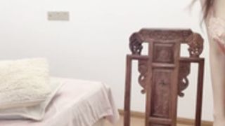 CNANN wearing stockings downblouse nip slip bush flash