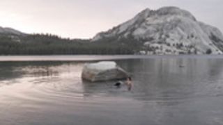 Mira (Twitch) swimming naked