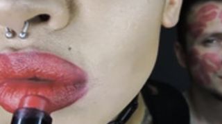 madam asari kisses lucky guy