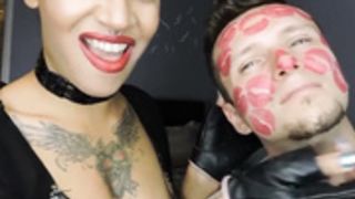 madam asari kisses lucky guy