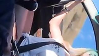 Austin Reign blowjob driving