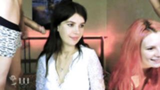 a moronic foursome with creepy elderly his wife &2teens