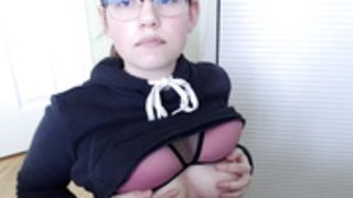 (SNIPPETS) Shy_teenager - Evirune - flashes big tits