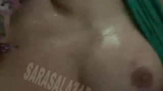 TS Sara Salazar - Huge Cumshots Compilation