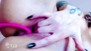 shitted with garbage ink all over still cute Bastet