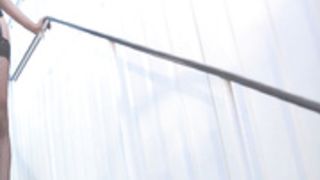 Courtney Naked on the Stairs