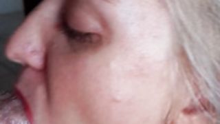 Silvia G's sloppy Blowjob