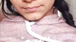 Colombian loves caressing a licking nipples “widow”