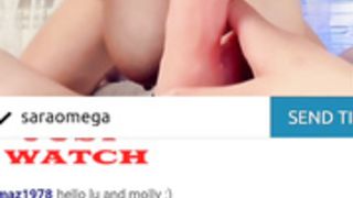 saraomega dildo show