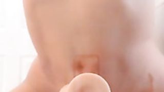 Francety james playing with dildo