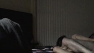 Big tits asian caress
