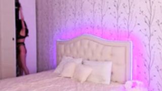 eliayun_ black lingerie tease