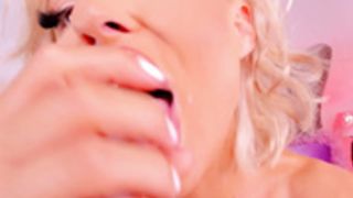 Huge tits SexyVeneraX play with a toy and jump on a dic