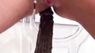 Francety james fucked for dildo