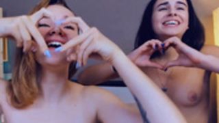 Lovely 18teens Sodomize e-o's Asses with strap-on Dild
