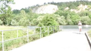 Public Agent - Mia Linz fucked outdoors