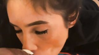 Mackenzie Jones sloppy blowjob