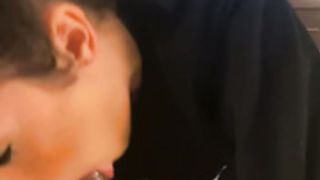 Mackenzie Jones sloppy blowjob