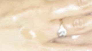 Joanna Bailess, fingers and milk,  in the mouth