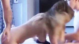 Amateur College Slut Wanted two Big Dicks in her Hole -