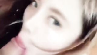 china girl blowing a cock