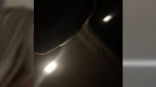 charmingRuby does striptease in car