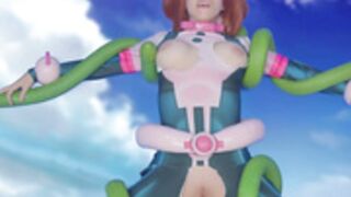 Uraraka fucked by tentacles LanaRain