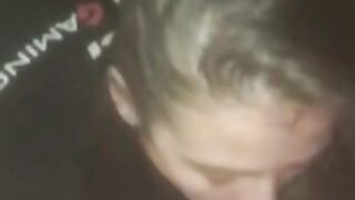 Romanian teen girl swallowing all the dick