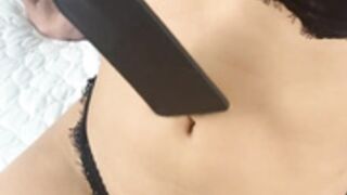 Britney Mazo - spanking in lingerie