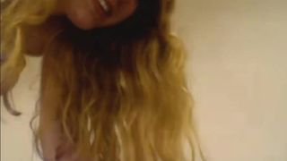 College Stoner Girl Cum Recording In Conference Room