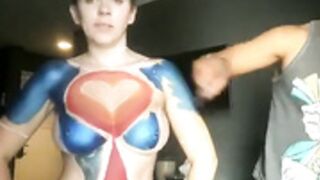 Amanda Nicole - bodypaint