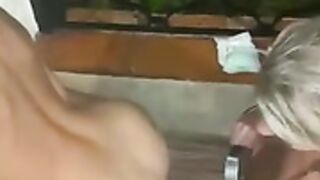 Mati Marroni with her friend