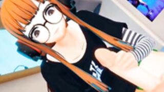 Futaba's first handjob