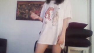 Dreianova in a chair