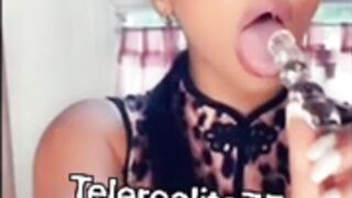 french girl toying