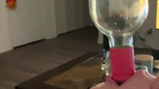 Cheerleaderkait Bottle Blowjob Skills