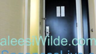 Friends kiss after meeting up after long time