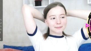 Teen gets naked with wheel of fortune