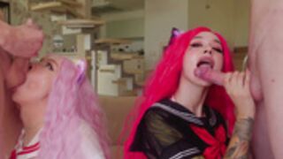 Purple Bitch | Alicebong - 🔥 4some DP ends with Double Facial