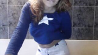 Sexylolx0x no makeup, pajamas, little dildo, Nora fuck