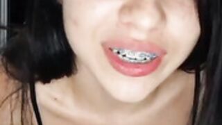 Latina gostosa sensualizando na live