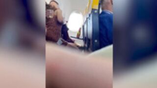 Airplane blowjob 3
