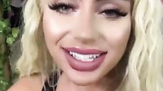 Hot blonde fuckface