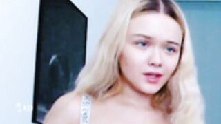 Holy Lily's musical worship. Only her face, avoid